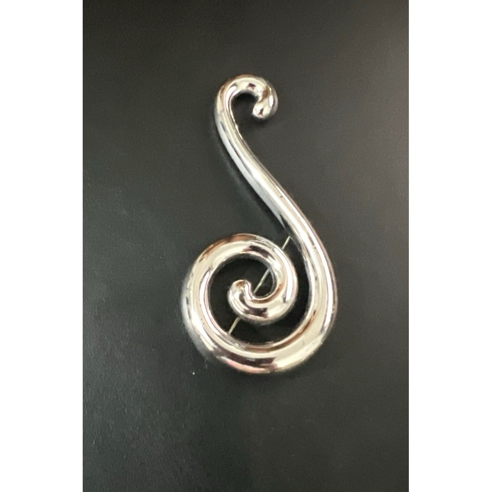 Vintage Monet Swirl geometric fashion Pin Brooch